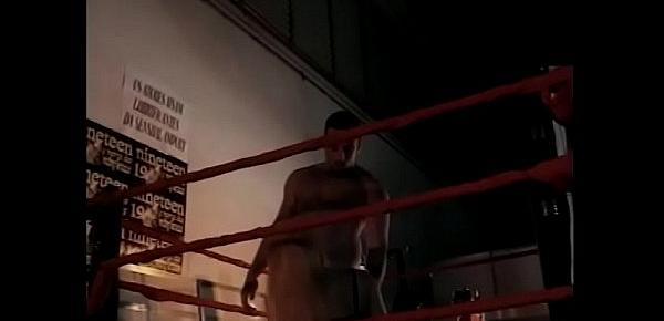  Girl is getting fingered in her ass in wreslting ring